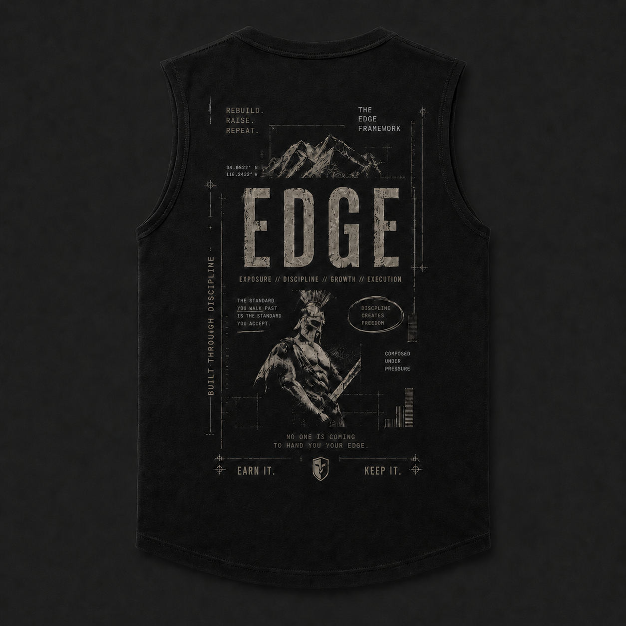 Monochrome Edge Performance Tee